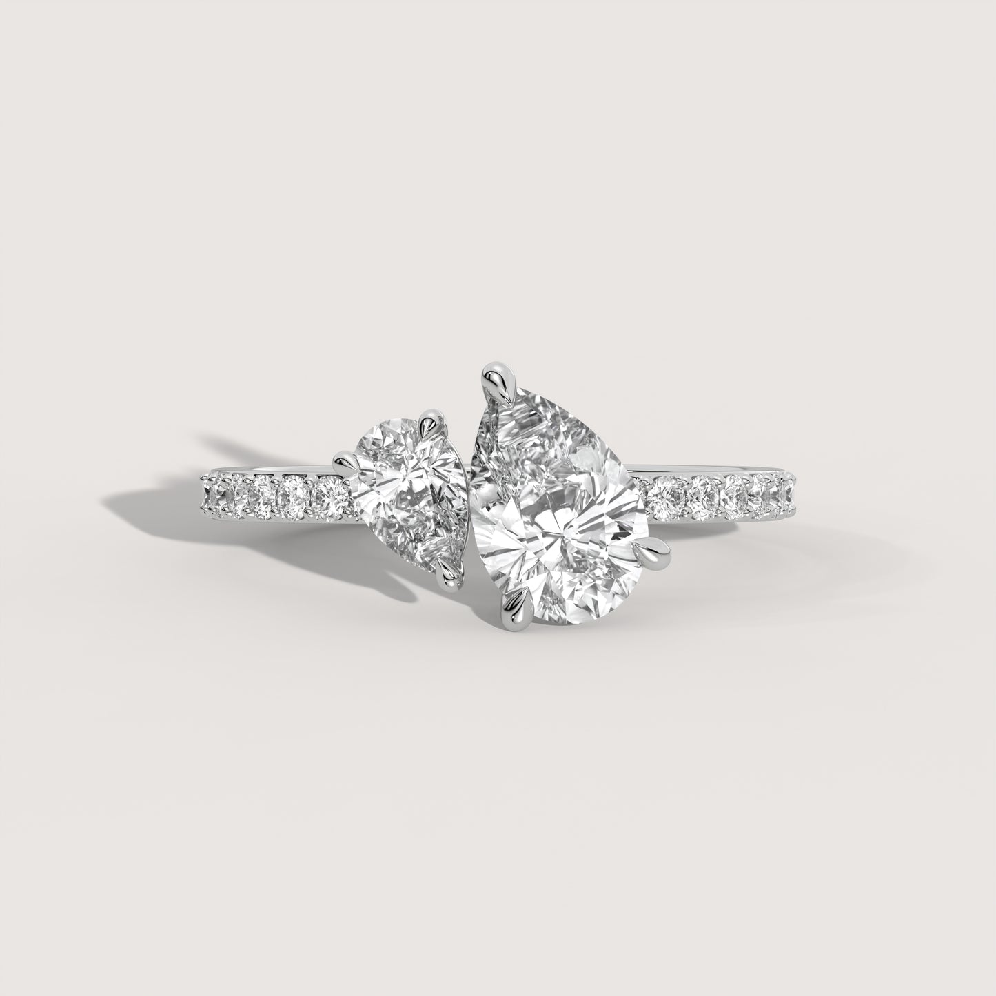 Diana - Pear Toi et Moi Ring
