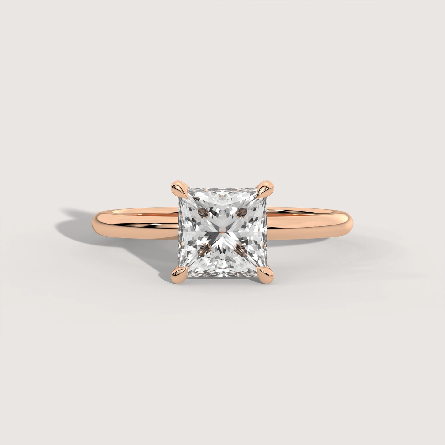Penelope - Princess Solitär Pavé Ring