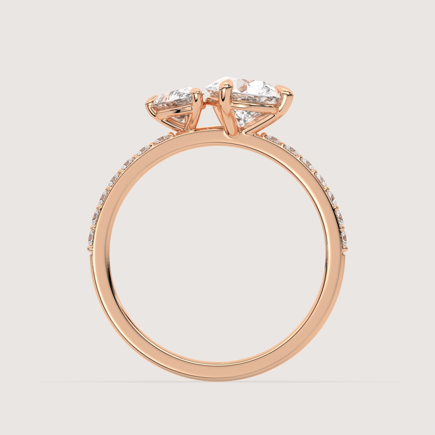 Diana - Pear Toi et Moi Ring