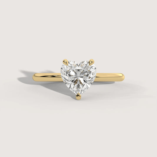 Hannah - Heart Solitär Ring