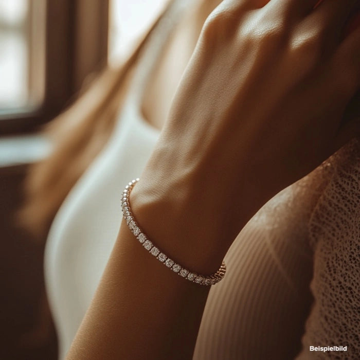 5 Karat Diamant Tennisarmband für Frauen und für Männer in 18K Gold von KLUNQER