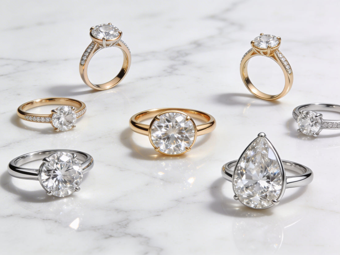 Verlobungsring kaufen — Lab Grown Diamant Ringe in verschiedenen Schliffformen | KLUNQER