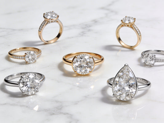 Verlobungsring kaufen — Lab Grown Diamant Ringe in verschiedenen Schliffformen | KLUNQER