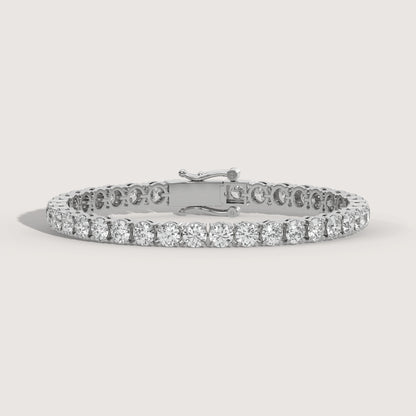 Tennis Armband (Rund - 18K Gelbgold)