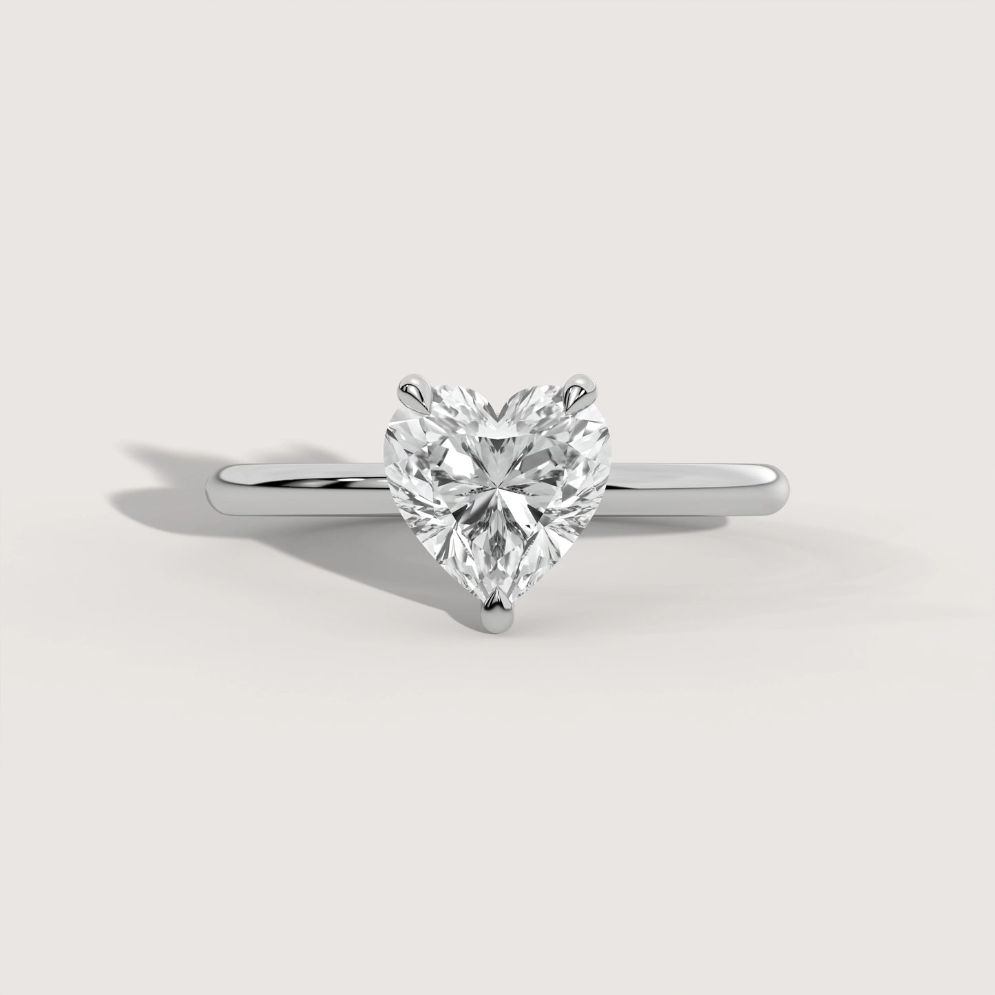Hannah - Heart Solitär Ring