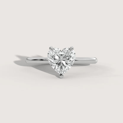 Hannah - Heart Solitär Ring