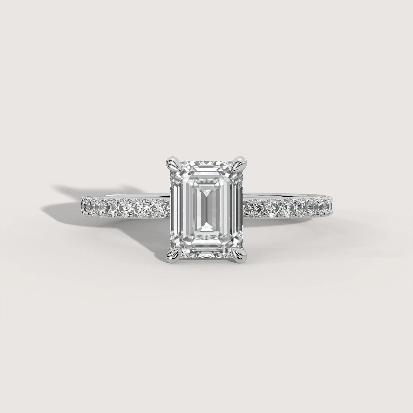 Emma - Emerald Solitär Ring
