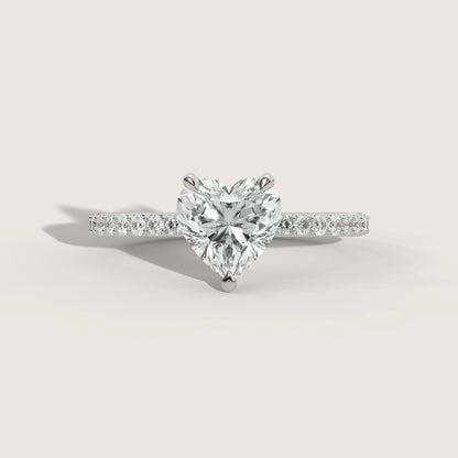 Hannah - Heart Solitär Ring