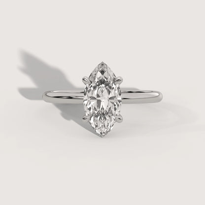 Mary – Marquise Solitär Ring