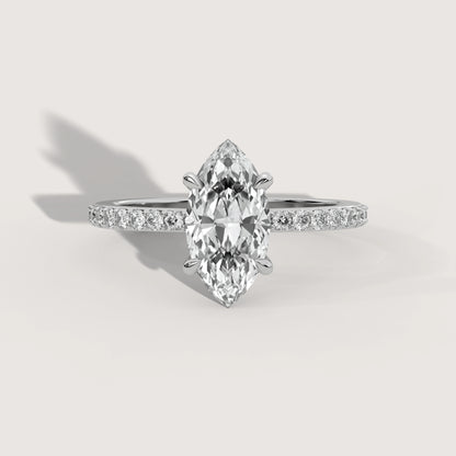 Mary – Marquise Solitär Ring