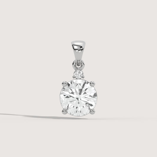 Ana Diamant Anhänger | 18K Weißgold (sofort lieferbar)