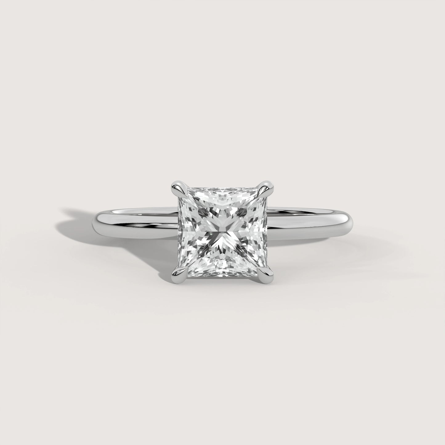 Penelope - Princess Solitär Pavé Ring