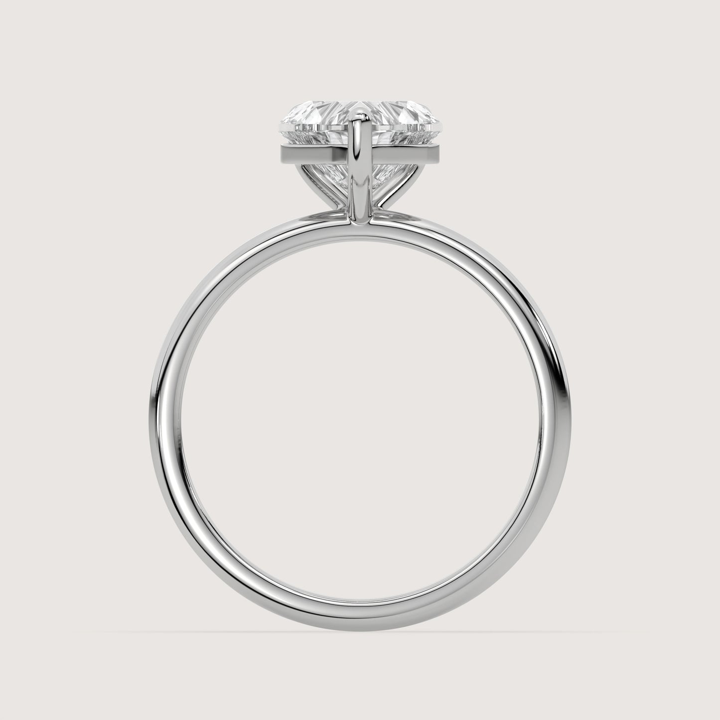 Hannah - Heart Solitär Ring
