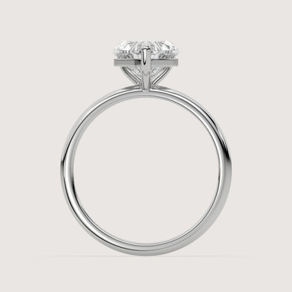 Hannah - Heart Solitär Ring