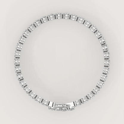 Tennis Armband (Rund - 18K Gelbgold)