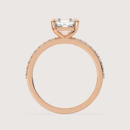 Ana - Asscher Solitär Ring