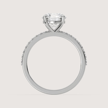 Romy - Round Solitär Ring