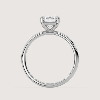 Emma - Emerald Solitär Pavé Ring