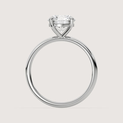 Romy - Round Solitär Ring