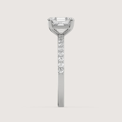 Ana - Asscher Solitär Ring