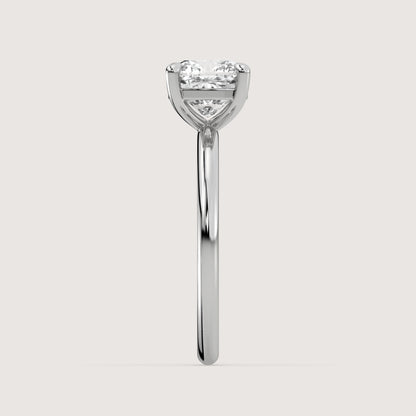 Celine - Cushion Solitär Pavé Ring