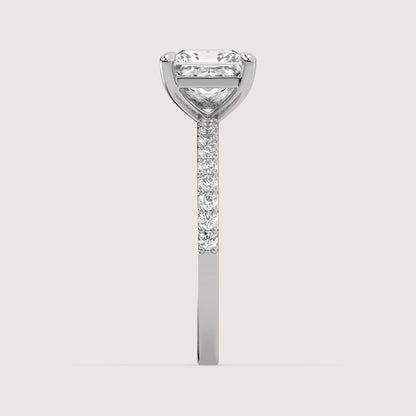 Penelope - Princess Solitär Pavé Ring