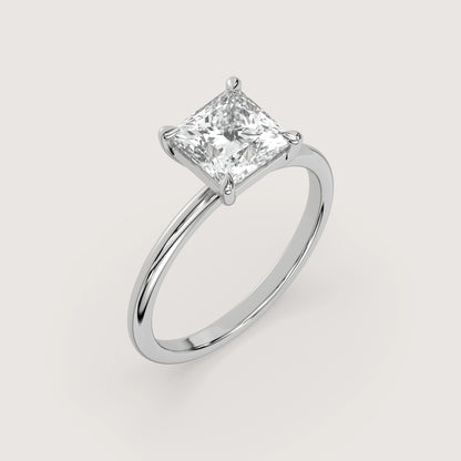 Penelope - Princess Solitär Pavé Ring