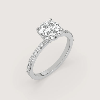 Romy - Round Solitär Ring