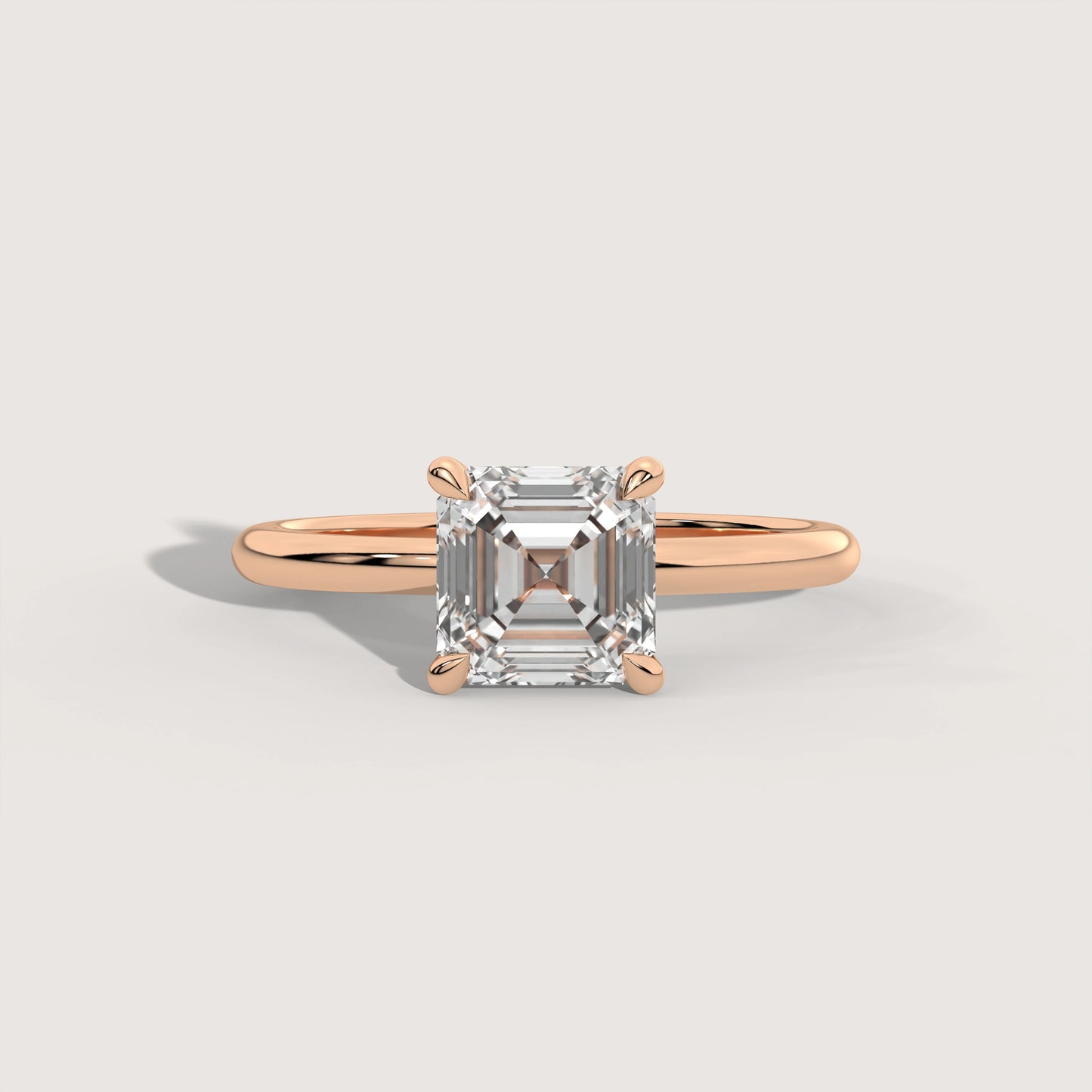 Ana - Asscher Solitär Ring