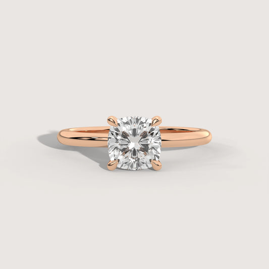 Celine - Cushion Solitär Ring Variante - Verlobungsring Lab Grown Diamant KLUNQER