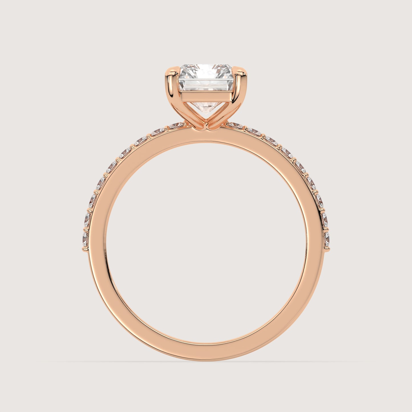 Rafaela - Radiant Solitär Pavé Ring