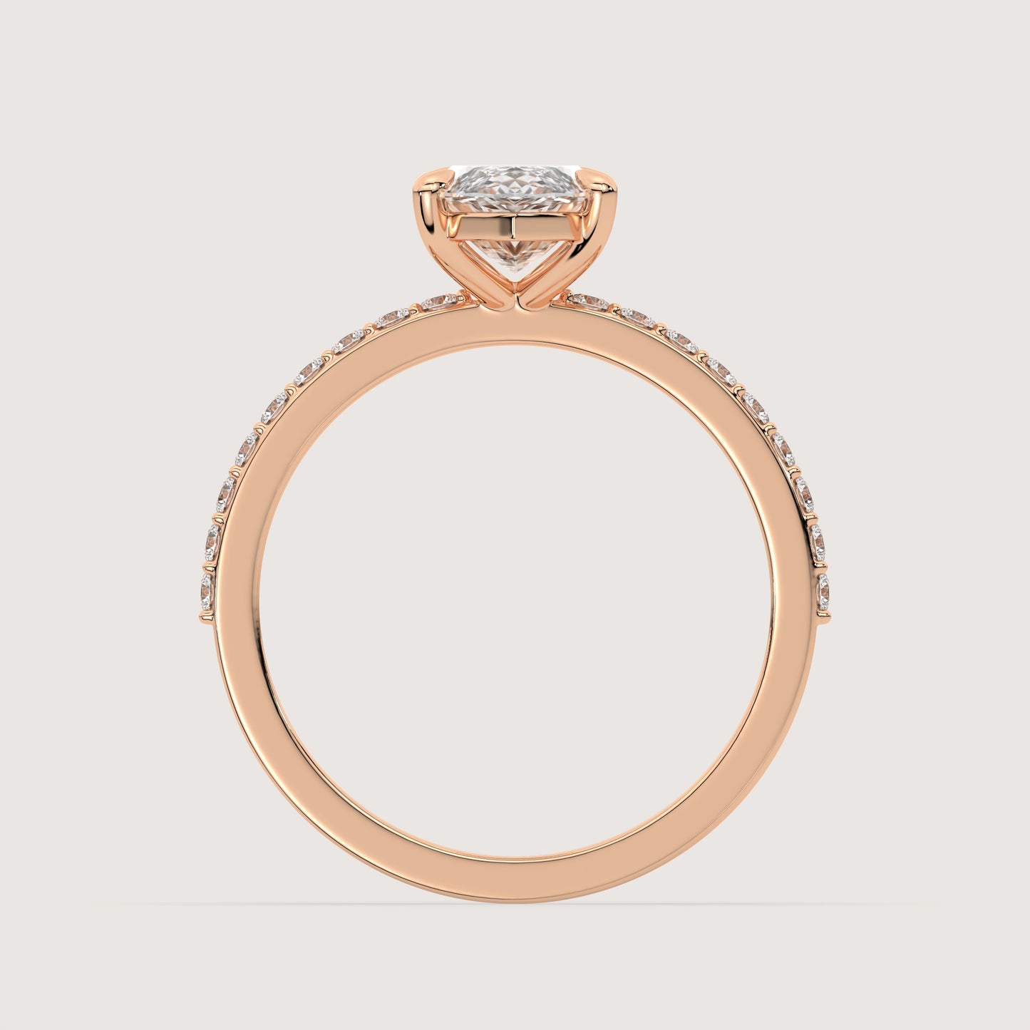 Mary – Marquise Solitär Ring