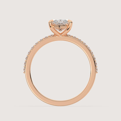 Mary – Marquise Solitär Ring