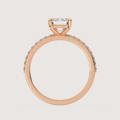 Emma - Emerald Solitär Ring