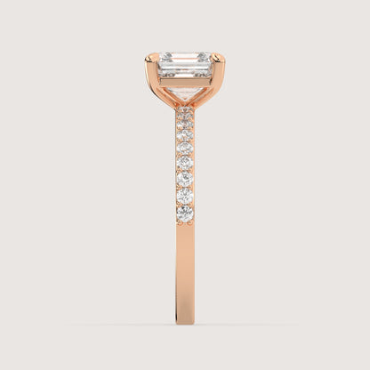 Ana - Asscher Solitär Ring