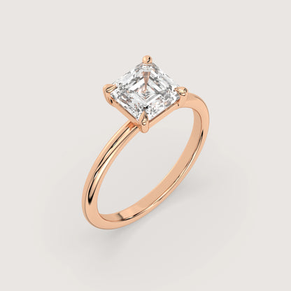 Ana - Asscher Solitär Ring