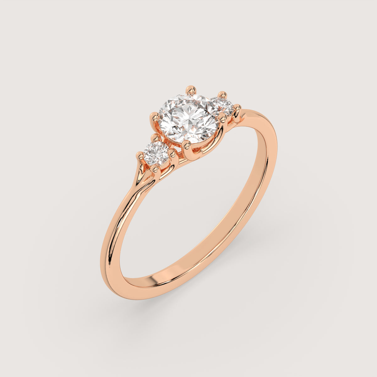 Joleen - Round Trilogy Ring