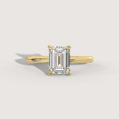 Emma - Emerald Solitär Ring