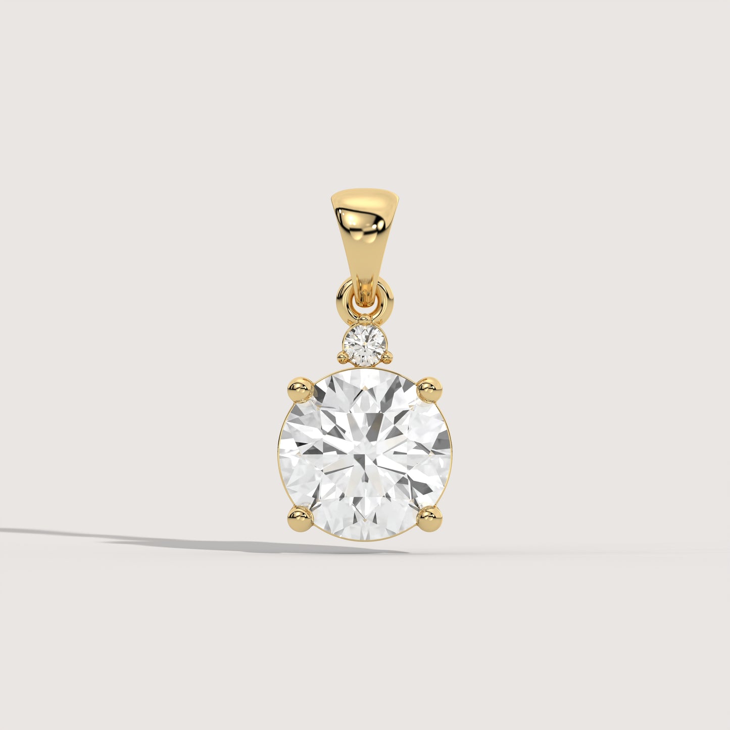 Ana Diamant Anhänger | 18K Gelbgold (sofort lieferbar)