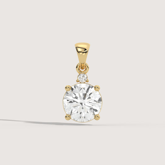 Ana Diamant Anhänger | 18K Gelbgold (sofort lieferbar)