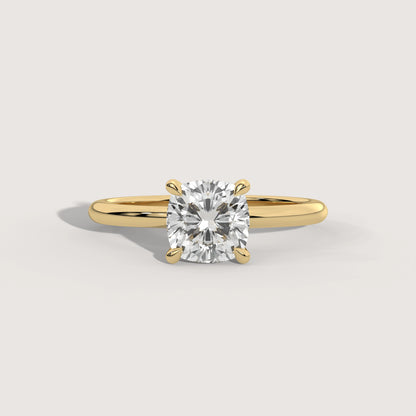 Celine - Cushion Solitär Ring