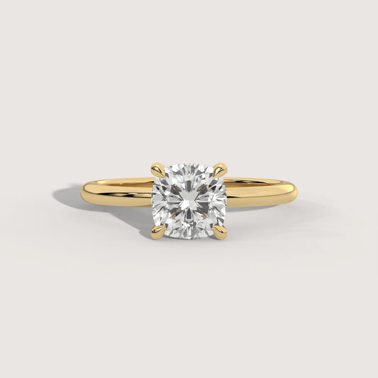 Celine - Cushion Solitär Ring