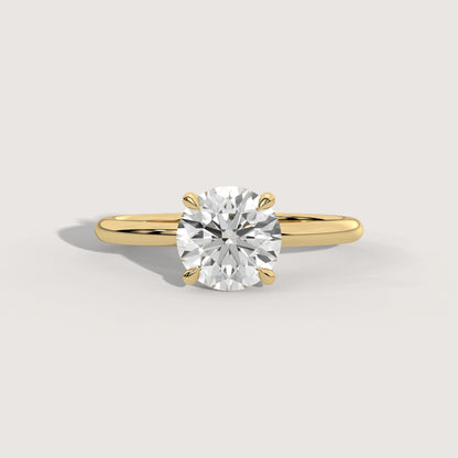 Romy - Round Solitär Ring