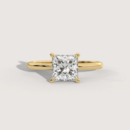 Penelope - Princess Solitär Pavé Ring