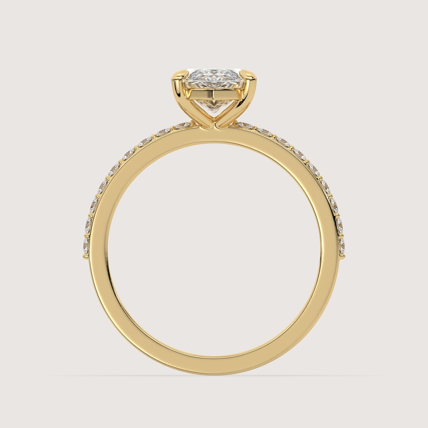 Mary – Marquise Solitär Ring