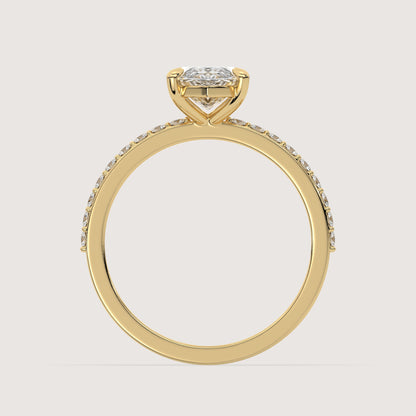 Mary – Marquise Solitär Ring