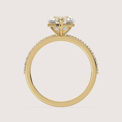 Hannah - Heart Solitär Ring