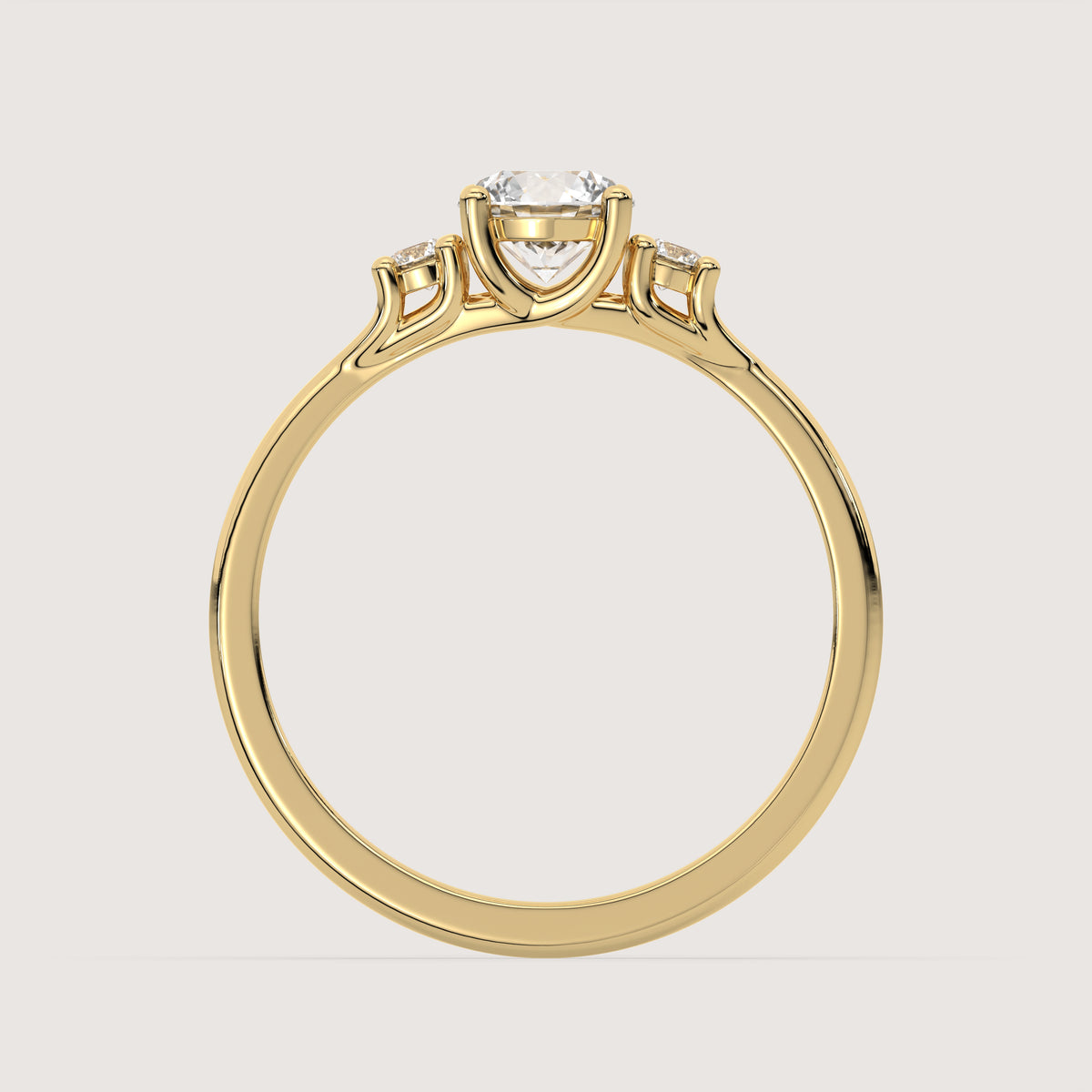 Joleen - Round Trilogy Ring
