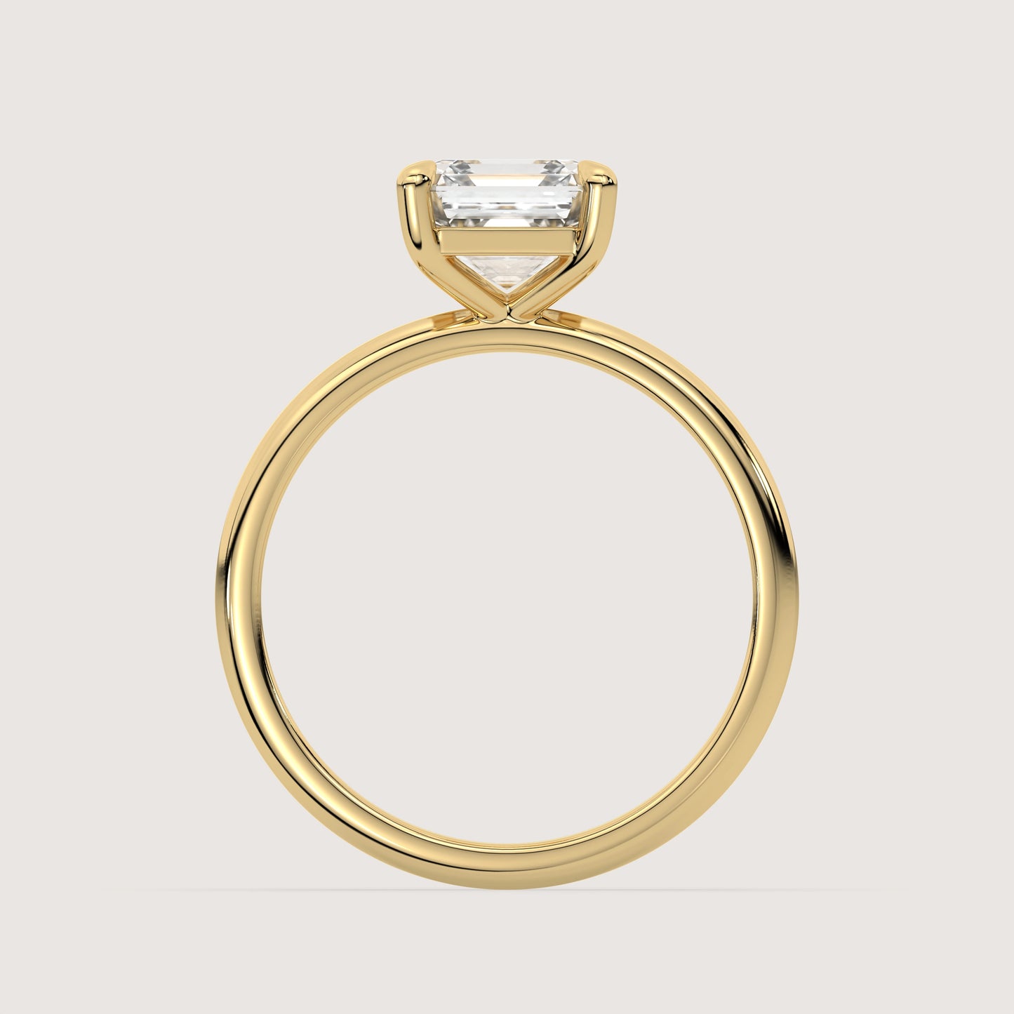 Ana - Asscher Solitär Ring