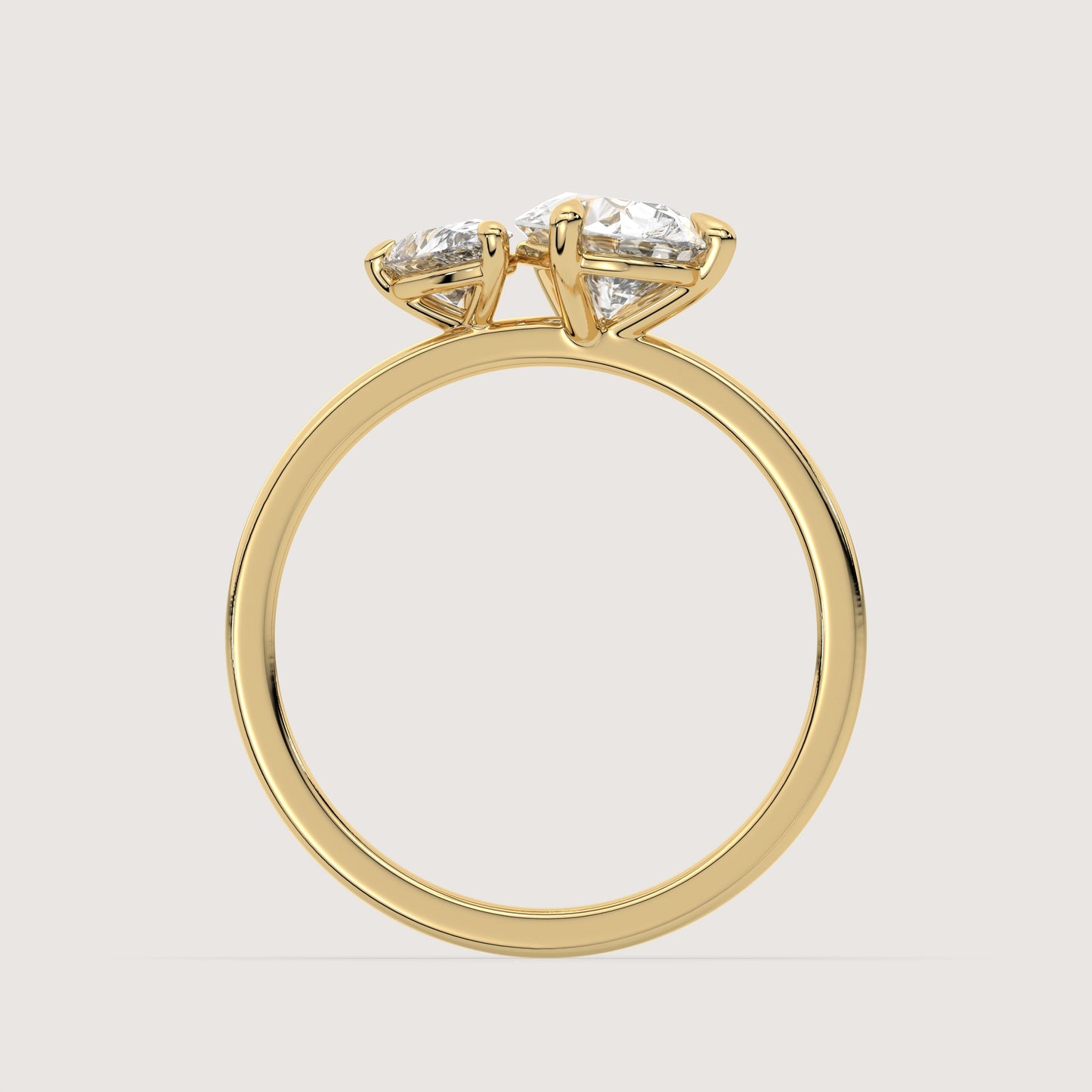 Diana - Pear Toi et Moi Ring